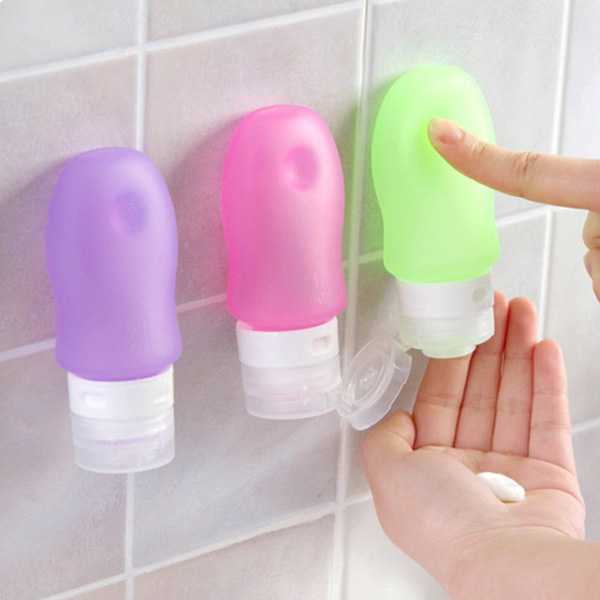 吸盤硅膠分裝瓶 帶吸盤的硅膠分裝瓶